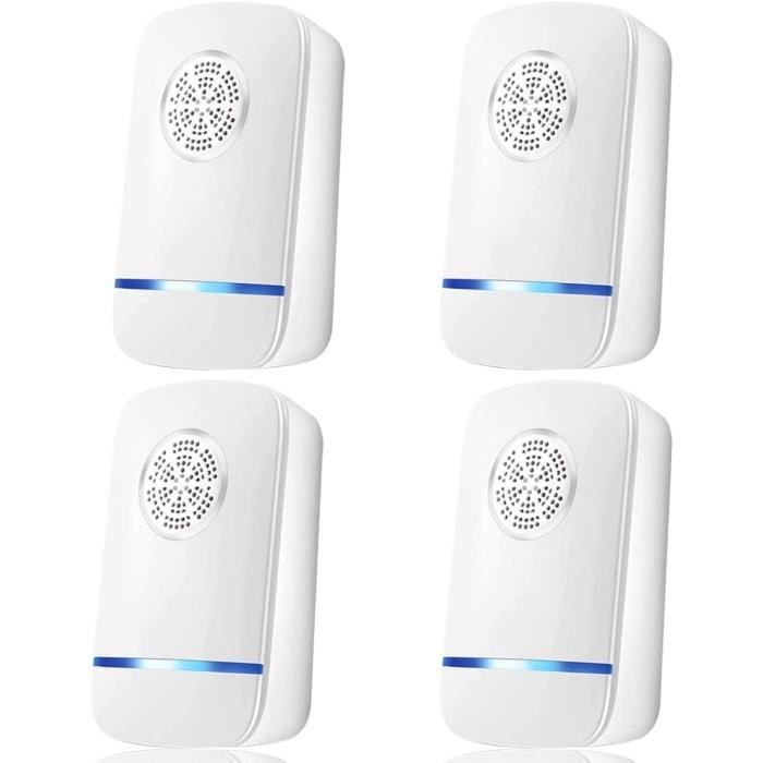 Lot De 2 Répulsifs Ultrason Souris Rat I Anti Rongeur I Appareil Ultrasons Pour Se Débarrasser