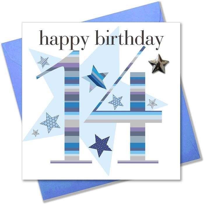 Carte Pour L Anniversaire Des 14 Ans Pour Garcon 442 Cdiscount Beaux Arts Et Loisirs Creatifs