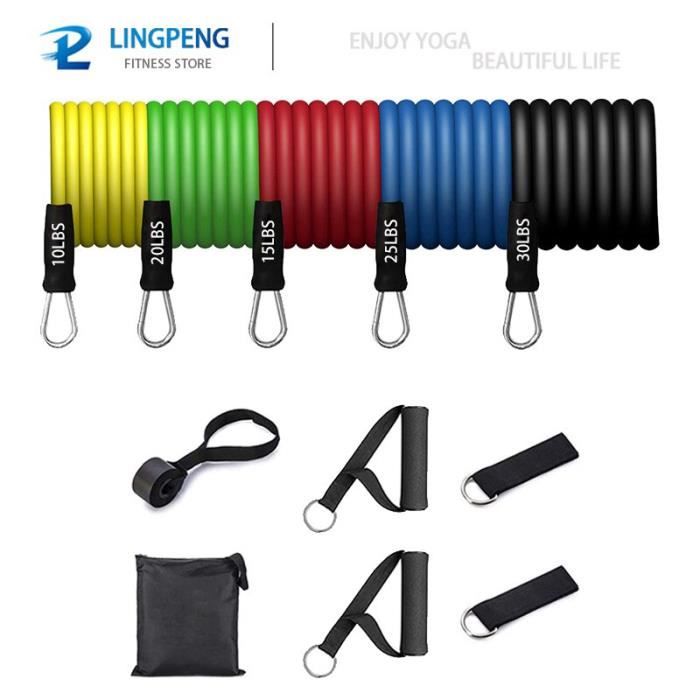 Elastique Musculation, Elastique Sport Avec Sac Bande Elastique