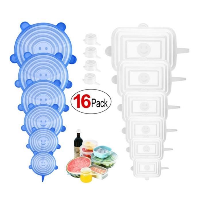 Couvercles En Silicone Pour Tasses - 5 Pièces, Hermétiques, Résistants Chaleur | Diam. ~11 Cm, Anti-poussière