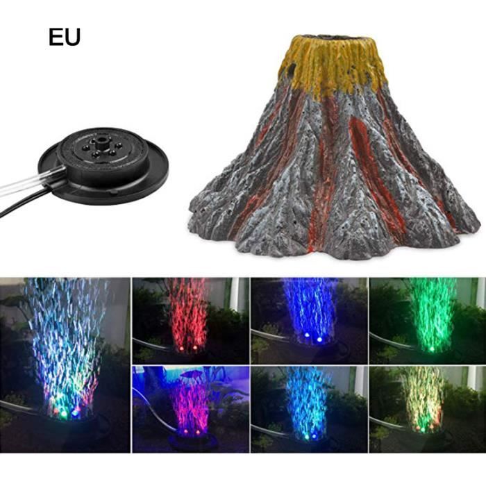 Décoration D'aquarium "Coquille" Avec Diffuseur D'air - Ornement En Résine Avec Pierre à Bulles - Pour Paysage Sous-marin Coloré - 4