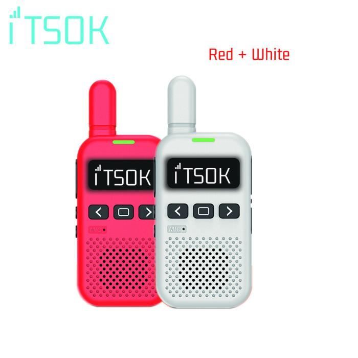 Talkies-Walkies Enfants EUCOCO - Radio 2 Voies, 8 Canaux, Lampe Torche Intégrée - Parfait Pour Jeux Extérieur
