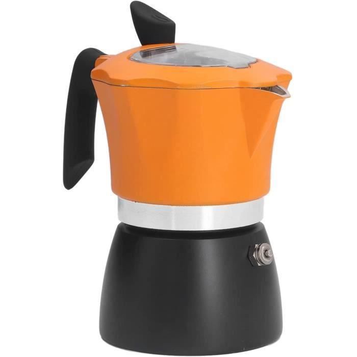Cafetière à Expresso Moka 3 Tasses (150 Ml) En Aluminium - Cafetière Italienne Portable