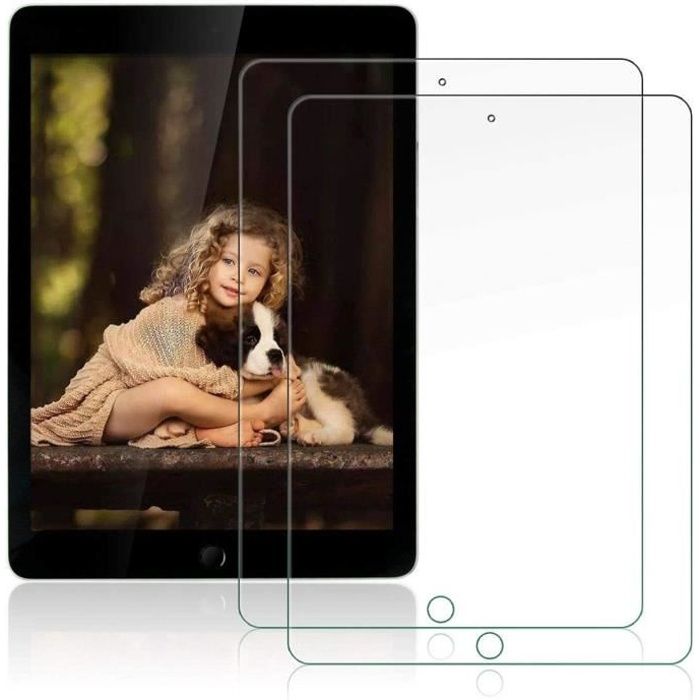 2 Pièces) Verre Trempé Pour iPad 8 2020 Film Protection Écran iPad