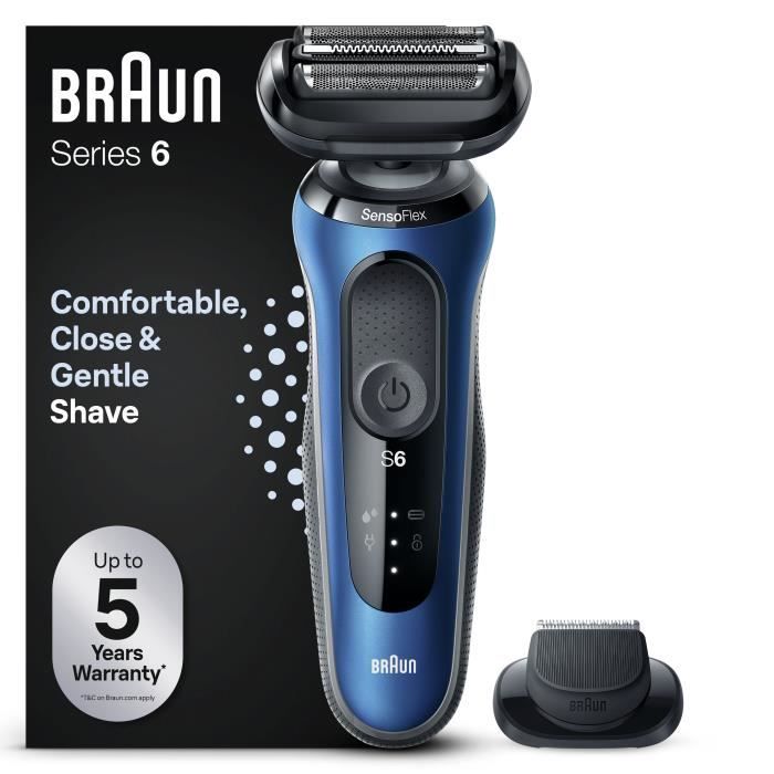 BRAUN Rasoir rechargeable Séries 6 61B1200S - vue 3