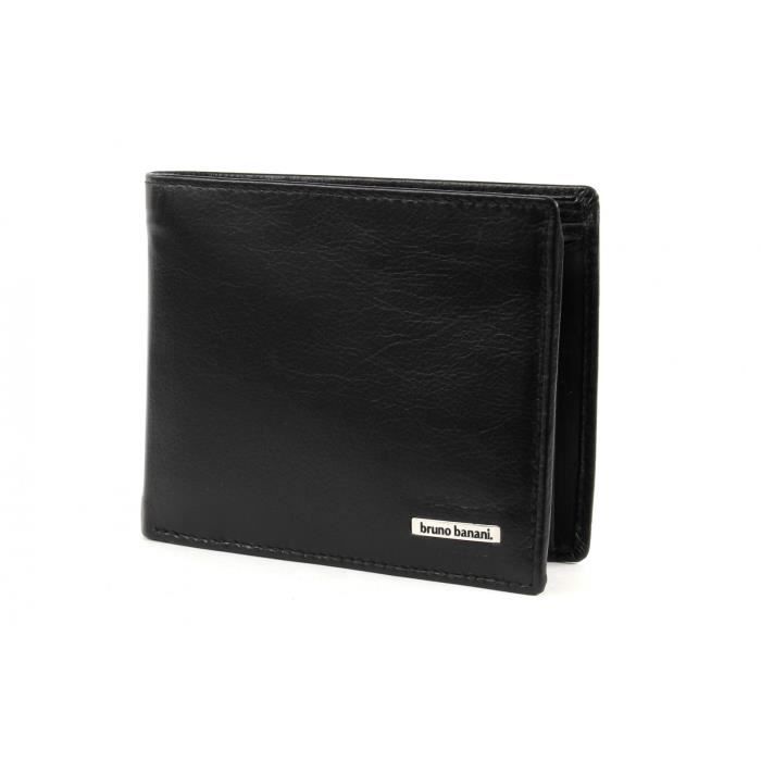 Bruno banani Gift Set Horizontal Wallet / Keychain Black Black [229895 ...