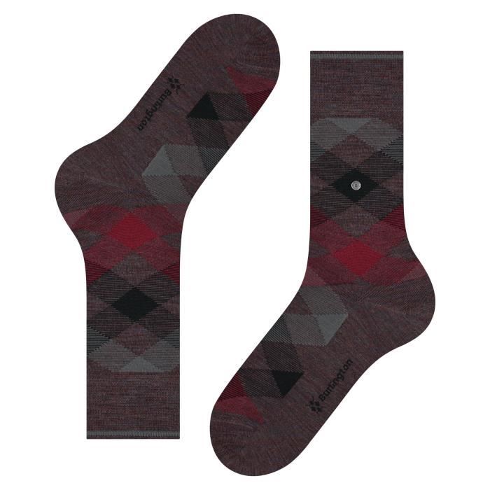 Burlington Newcastle Melange Socken Für Herren – Atmungsaktiv, Geruchshemmend, One-Size 40-46, Perfekt Für Alltag & Business