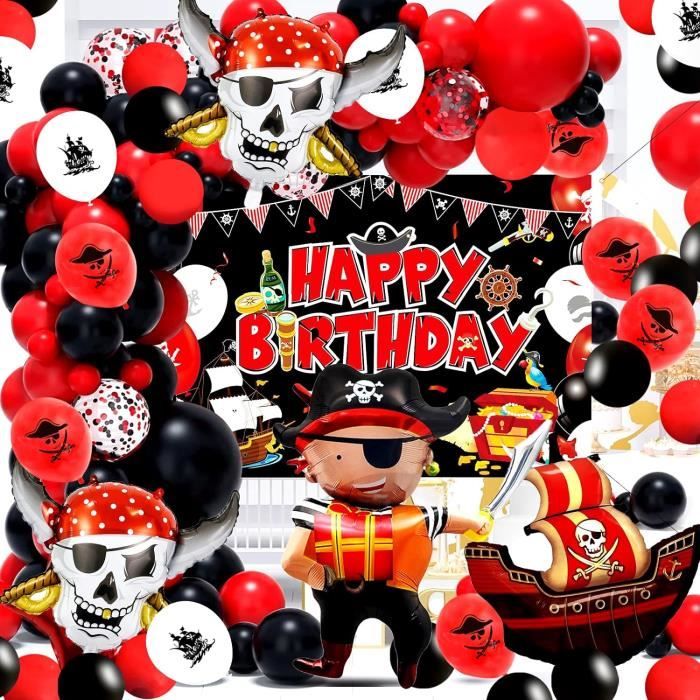 Décorations D'anniversaire Sur Le Thème Pirate - Déguisetoi