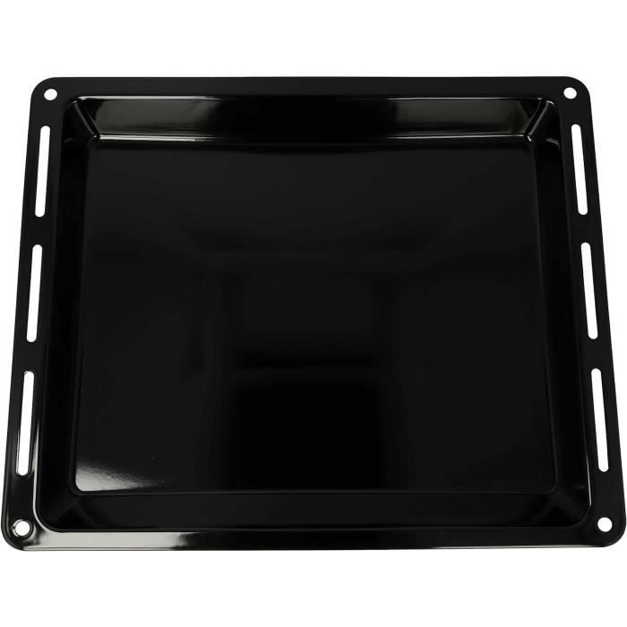 Vhbw Plaque De Four Compatible Ikea 002.181.79 OVN 908 S IK - 44,5 X 37,5 X 3,5 Cm, Anti-Adhésif Émaillée Noire