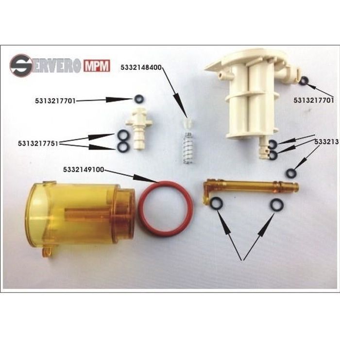 joint de buse vapeur robot cafe delonghi 5313217751