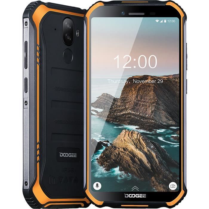 Achat T&eacute;l&eacute;phone portable Smartphone 4G Débloqué DOOGEE S40 32Go 5.5" Écran 4650mAh Batterie Double carte SIM Orange pas cher