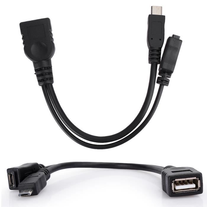 Duokon téléphone portable vers câble de disque U Cordon de Données