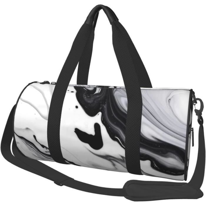 CPRNQY Petit Sac De Sport & Voyage Noir - Sac De Gym Polyvalent Pour Homme Et Femme, Léger Et Résistant