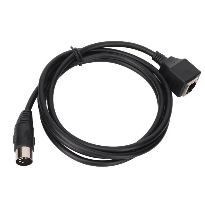 Câble Extension PS/2 Mini DIN 6 Broches - 10 Mètres - Pour Souris, Clavier Anciens