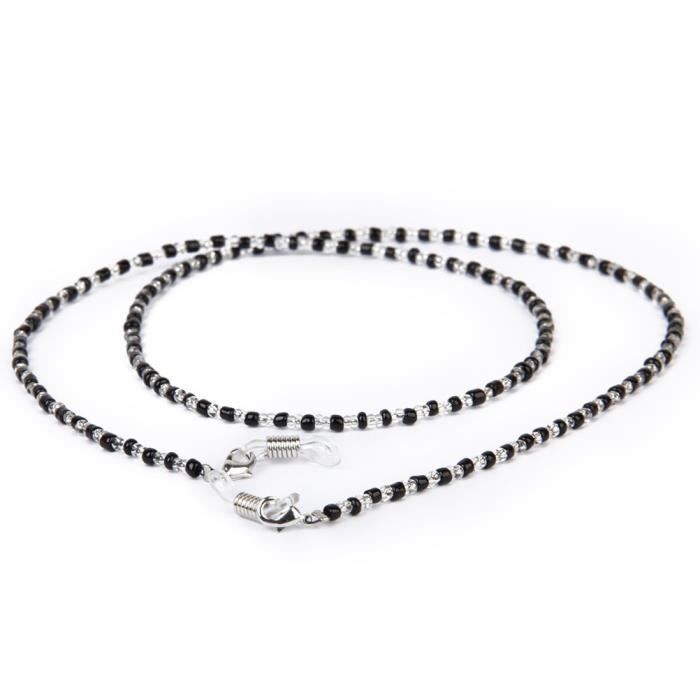 Chaîne De Lunettes Dorée Avec Perles - 75 Cm - Accessoire Élégant Pour Lunettes De Soleil Et Masques