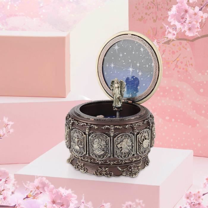 Boîte à Musique Et à Bijoux Vintage - Idéale Pour Rangement Ou Décoration Rétro