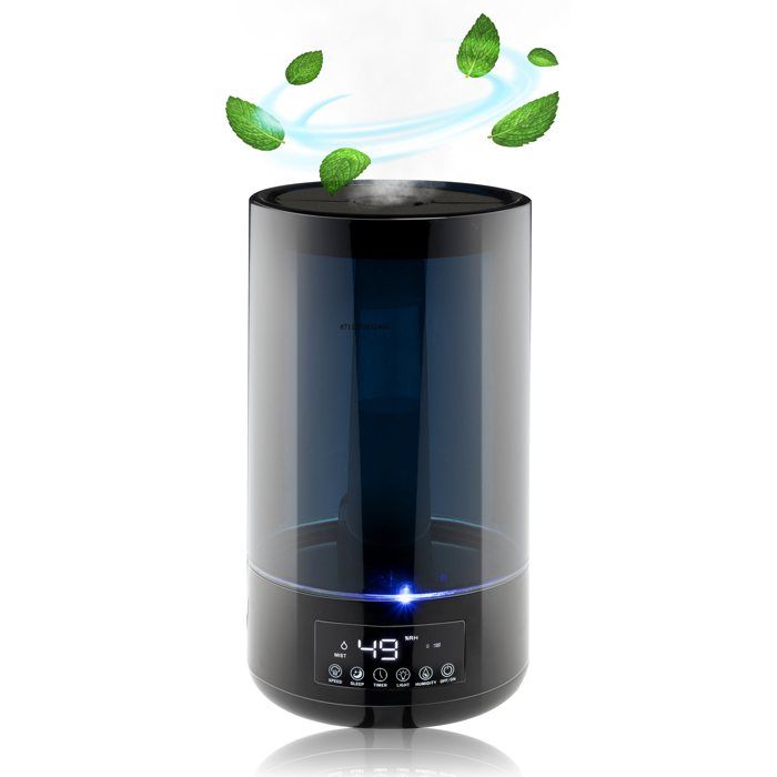 Grundig Humidificateur d'Air avec Aromathérapie Hygromètre et Minuterie 15 35m2 Protège contre les Peaux sèches Bénéficie