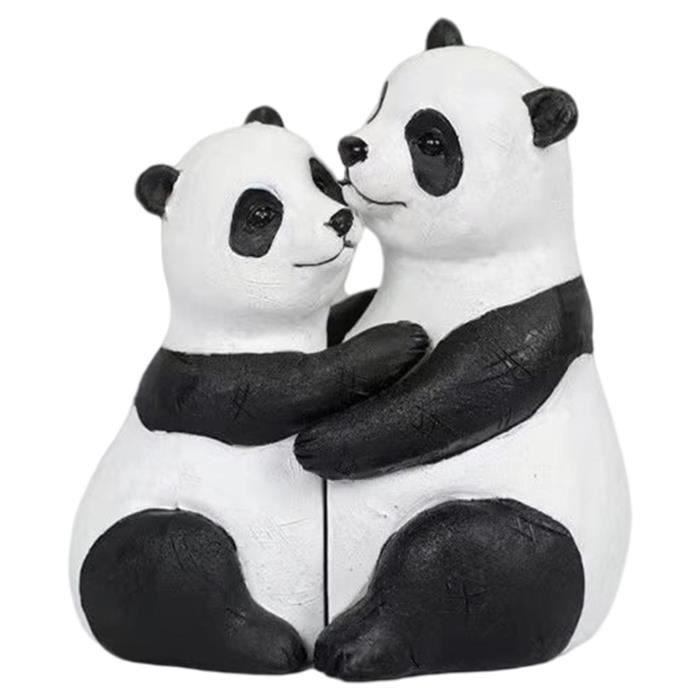 Panda avec maïs est assis 41 cm - polyrésine - polystone - plastique de  haute qualité
