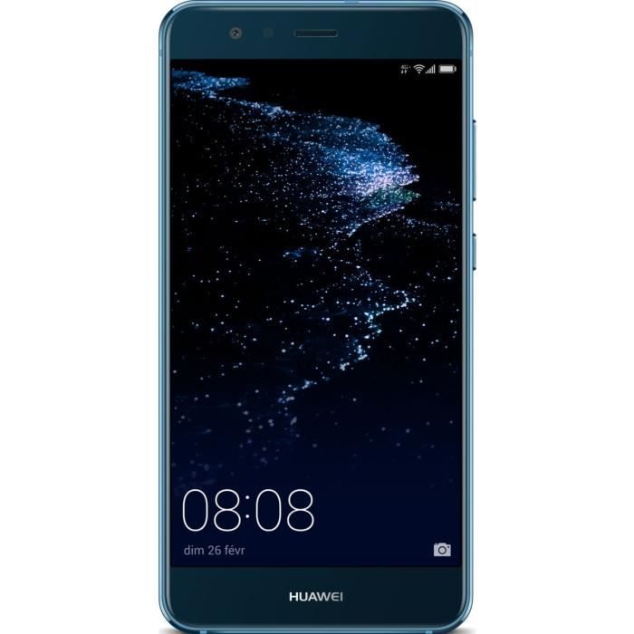  T&eacute;l&eacute;phone portable Huawei P10 Lite Double SIM Lite Bleu pas cher