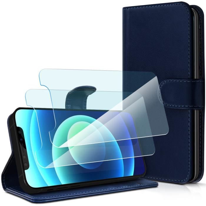 Pack de protection Alcatel POP 4 Étui portefeuille 2 protections d'écran