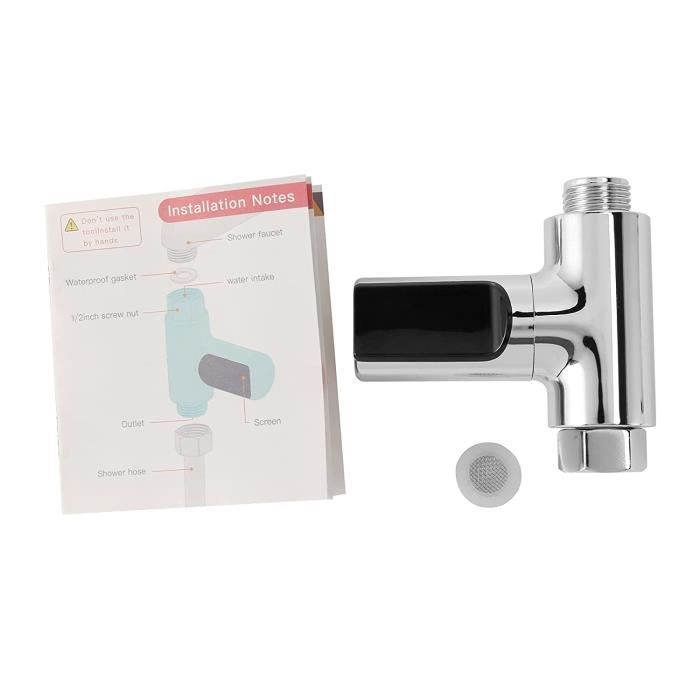 Capteur Température Eau Thermomètre De Bain Numérique BAIFULAI - Écran LED Rotatif 360° - Alimentation Hydraulique Capteur Température Douche Capteur Température Eau Thermomètre De Bain Numérique BAIFULAI - Écran LED Rotatif 360° - Alimentation Hydraulique Capteur Température Douche