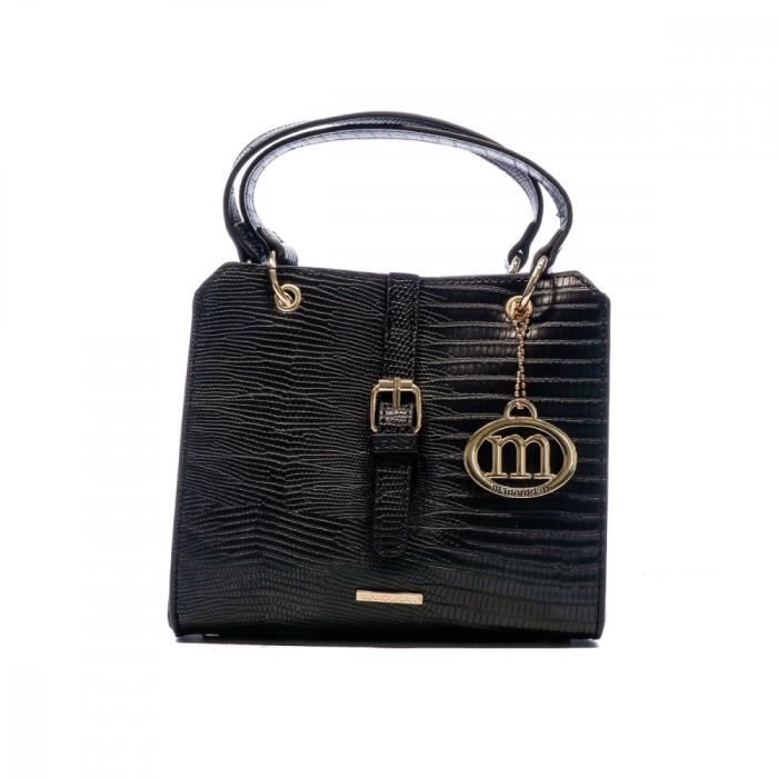 Sac ?� main Noir Femme Manoukian Oprah - Cdiscount Bagagerie - Maroquinerie