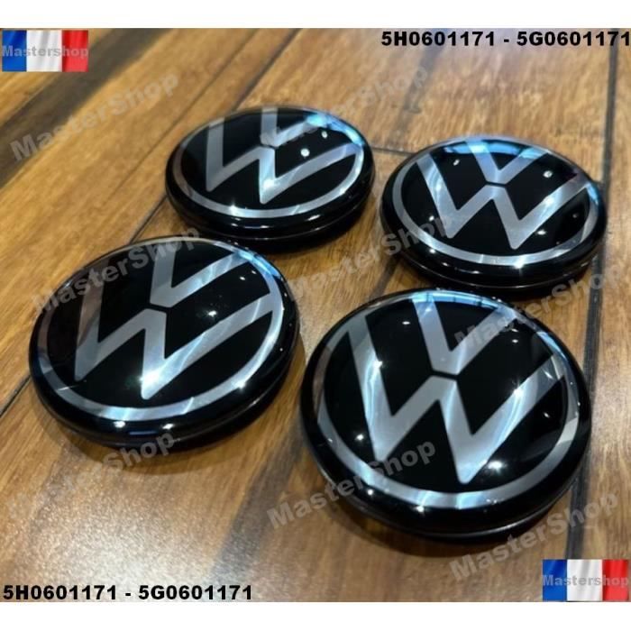 5H0601171 - 5G0601171 Cache moyeu Volkswagen 65 - 4 pcs - Vendeur Français