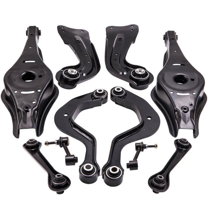 10pcs Kit de Bras de Suspension Arrière pour VW Passat 3C2 1.9 TDI 2.0 TDI 1K0501529E Triangle de Suspension