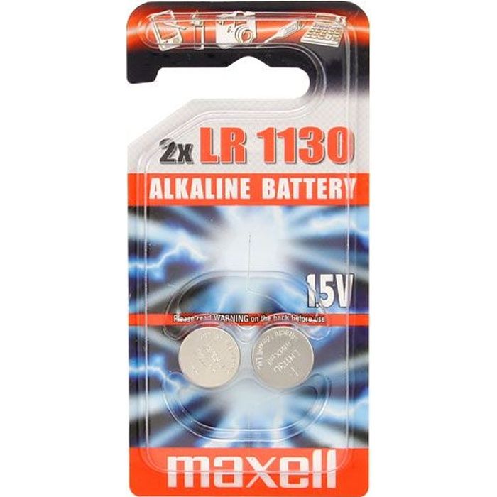 Maxell Pile bouton Alkaline pile LR 1130, 2er B…