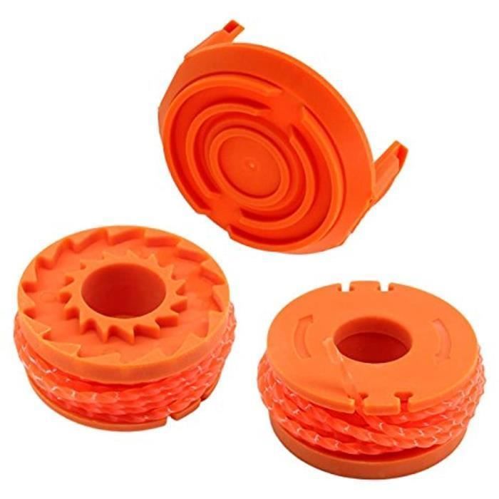 4 Tappi Per Bobina Worx WA6531 - Ricambio Per Decespugliatori WG150, WG151, WG152, WG175