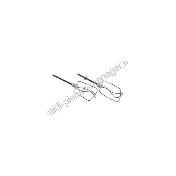 Fouet à émulsionner Par 2 SS-192401 Pour Batteur MOULINEX ACCESSIMO Easy Max Soleil 70294078