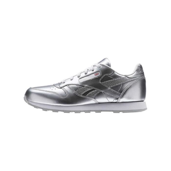 reebok classic leather argent