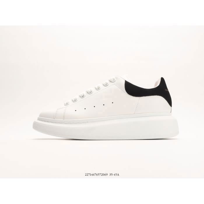 Alexander McQueen 553770WHGP51078 Black Homme Femme Chaussures