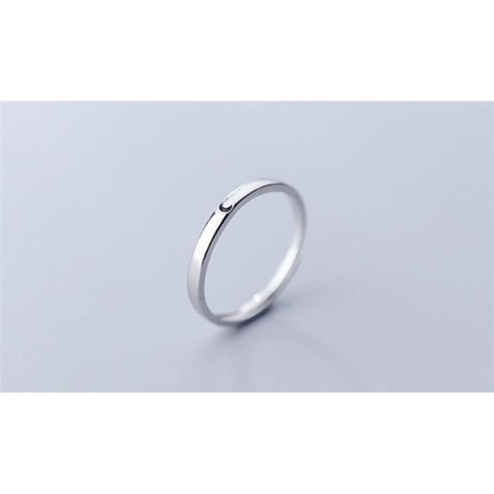 Bague Snoopy Peanuts - Bague En Argent Sterling 925 Avec Diamant Blanc - Cadeau Romantique Pour Femme Et Fille