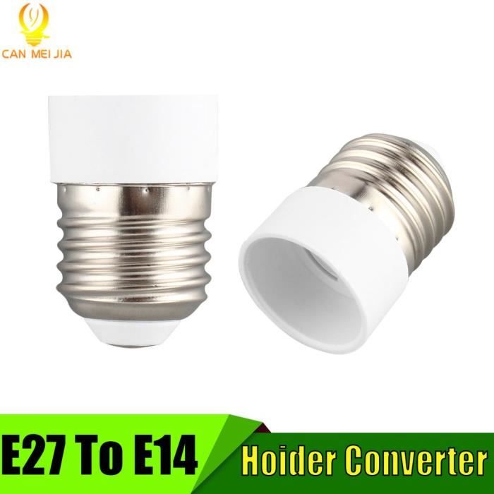 Adaptateurs Douille E40 Vers E27 - Lot De 4 - Pour Ampoules LED, Halogènes - Kwmobile