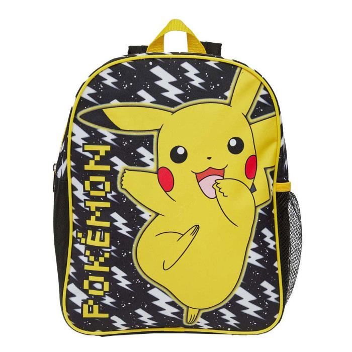 Sac à Dos Pokémon Avec Sac Déjeuner Isotherme Amovible - Pikachu Pour Enfants - Ensemble 2 Pièces Officiel