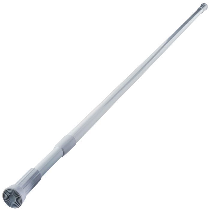 MSV Barre de douche pour rideau Alluminuim 140-260cm Blanc