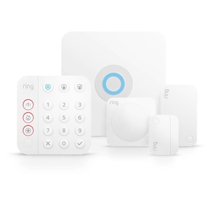 RING - Kit de sécurité Ring Alarm - Alarm 5 Piece Kit (2nd Gen) - HB