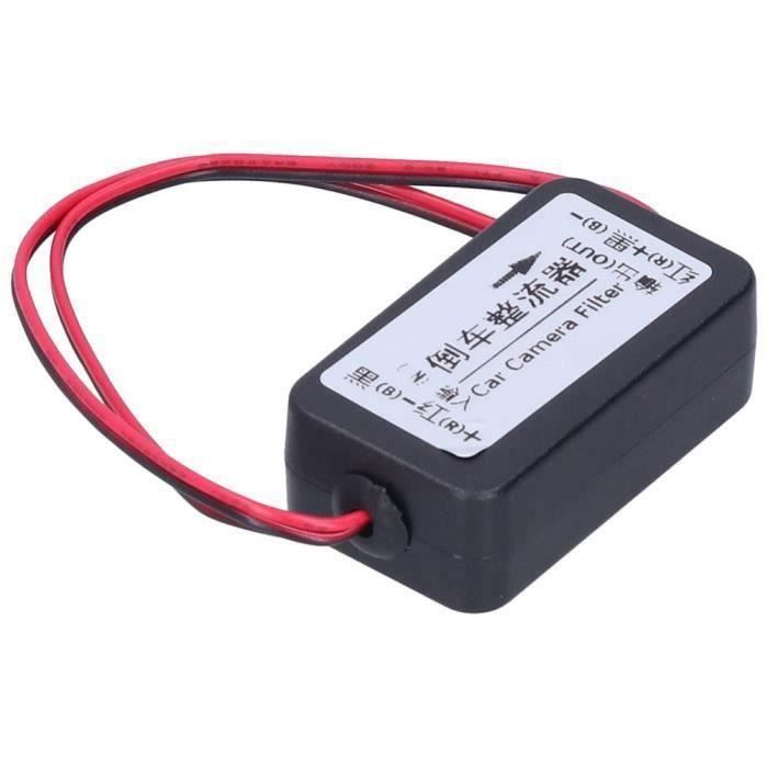 Filtre Condensateur Redresseur 12V Pour Caméra De Recul – Anti-Interférences, Stabilisateur Alimentation Vue Arrière Voiture