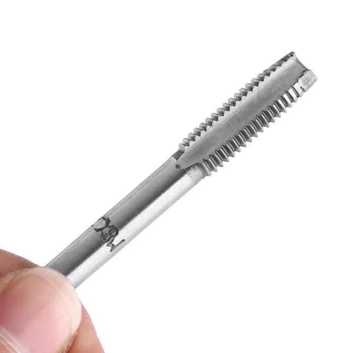 Lot 5 Tarauds Métriques Machine M3 M4 M5 M6 M8 – Acier Rapide, Idéal Pour Métal