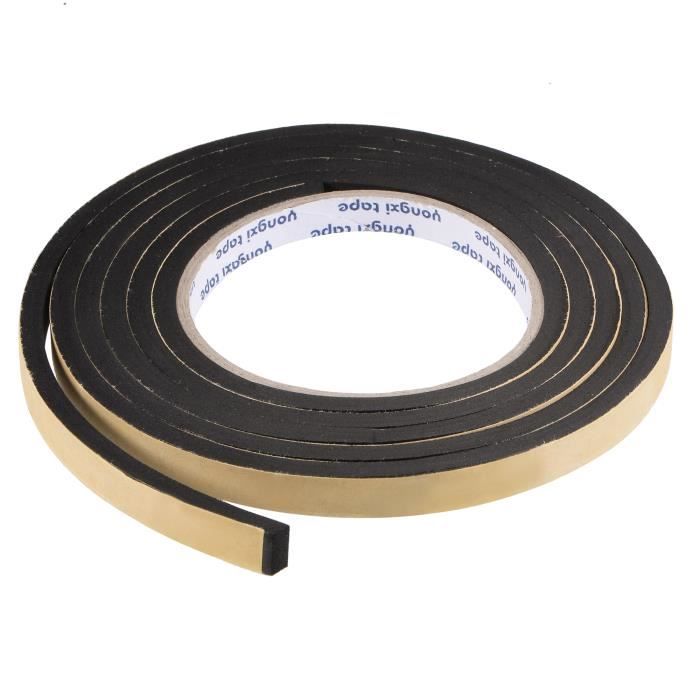 Ruban Mousse D'étanchéité 40mm X 10mm D'épaisseur - 2 Mètres - Jaune Et Noir - Neuf
