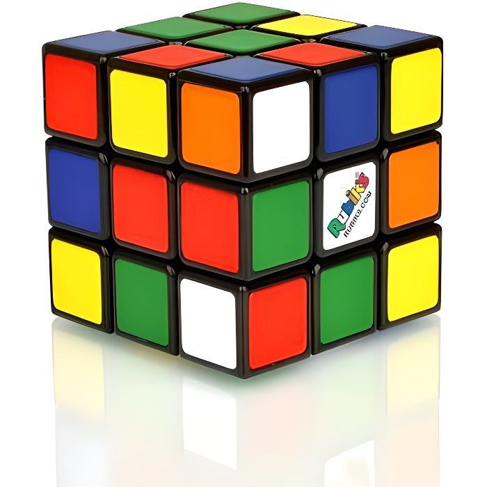 Rubik's Cube Chrono 3x3 - Avec Chronomètre Intégré - Casse-tête Vitesse Pour Adultes Et Enfants - À Partir De 8 Ans