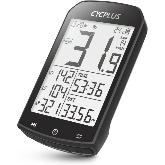 Compteur vélo,CYCPLUS M1 GPS vélo ordinateur sans fil vélo compteur de  vitesse BLE 4.0 ANT + étanche odomètre vélo - Type Jaune - Cdiscount Sport
