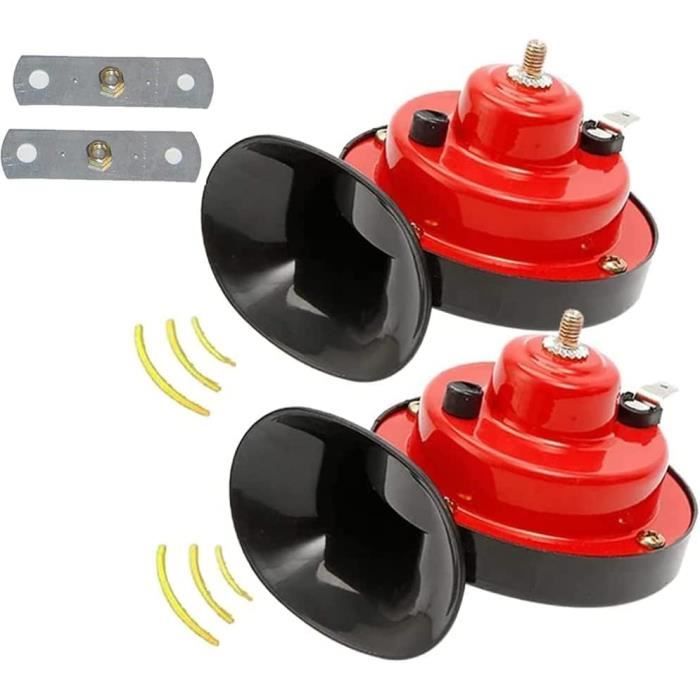 Klaxon De Camion 12V Double Tube 600 DB - Avec Compresseur, Pour Voiture, Moto, Bateau, Installation Facile, Kit Complet