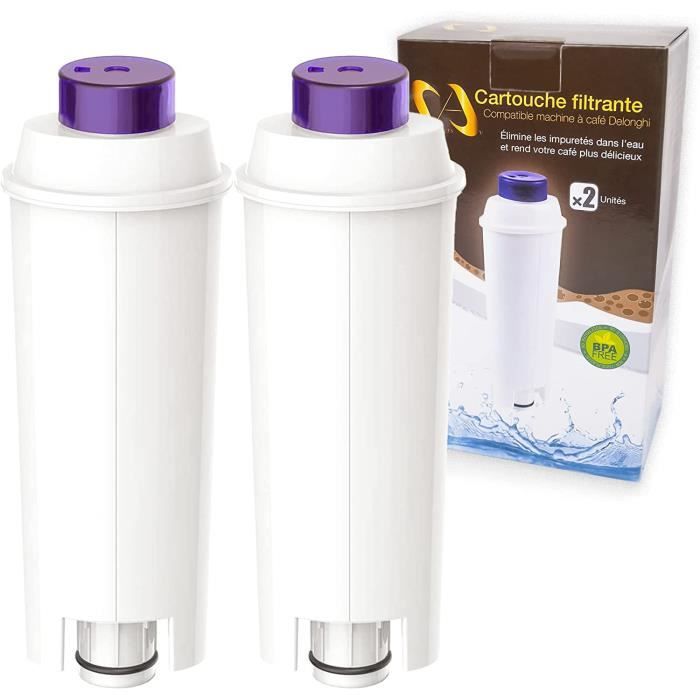 Filtre delonghi – filtre eau Lot de 2 cartouche filtrante delonghi