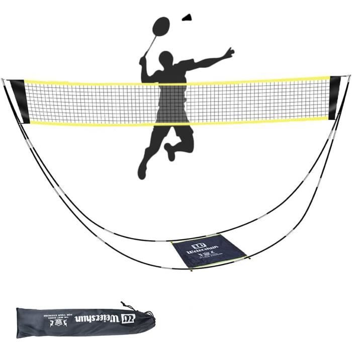 BEFANS Filet de badminton pliable pour tennis, volleyball - Portable -  Pliable - Amovible - Avec support - Sac de transport - Po25 - Cdiscount  Sport