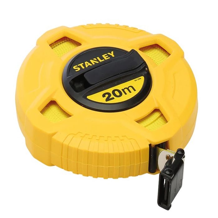 Mesure longue ruban fibre de verre 20mx127mm - STANLEY - 0-34-296