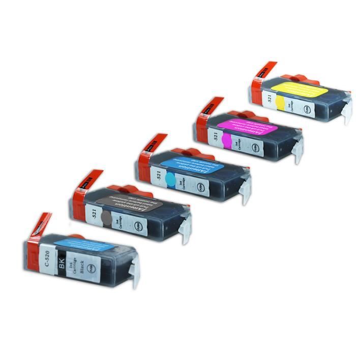 Lot De 10 Cartouches D'Encre Compatibles Canon PIXMA MG5150 MG5320 MG6250... - Go Inks