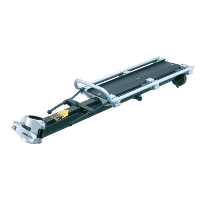 TOPEAK Porte bagage Mtx Beamrack E-Type - Charge max 7 kg - Aluminium - Gris