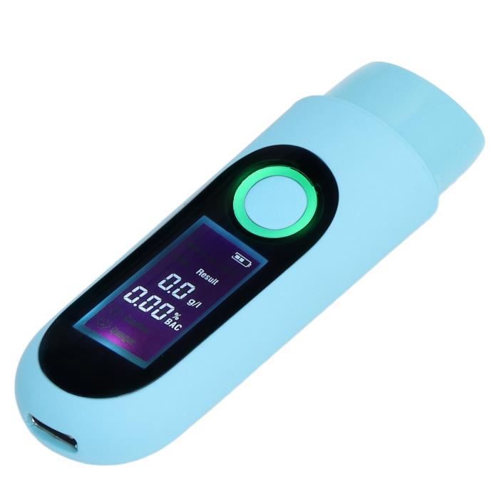 Alcootest Numérique Portable - Éthylotest Avec Écran LCD, 10 Embouts, Pour Usage Maison Et Soirée
